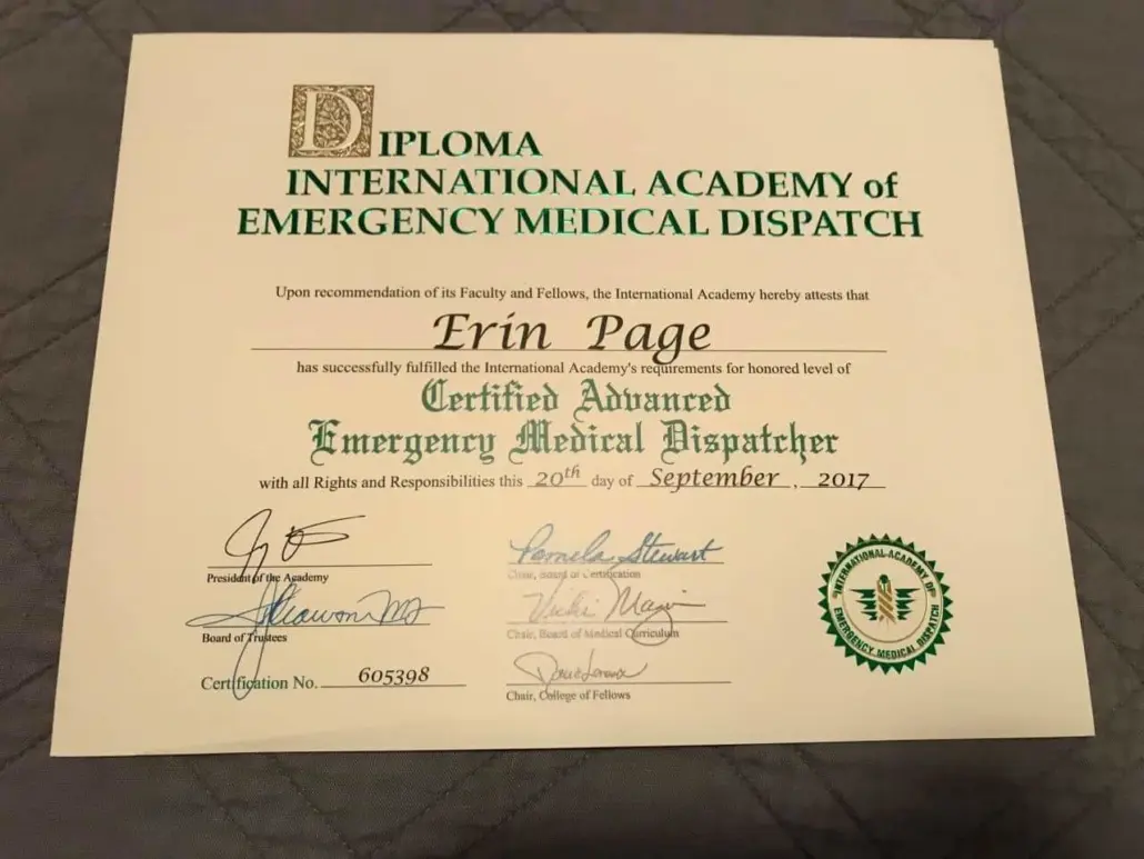 911 - diplome de régulation