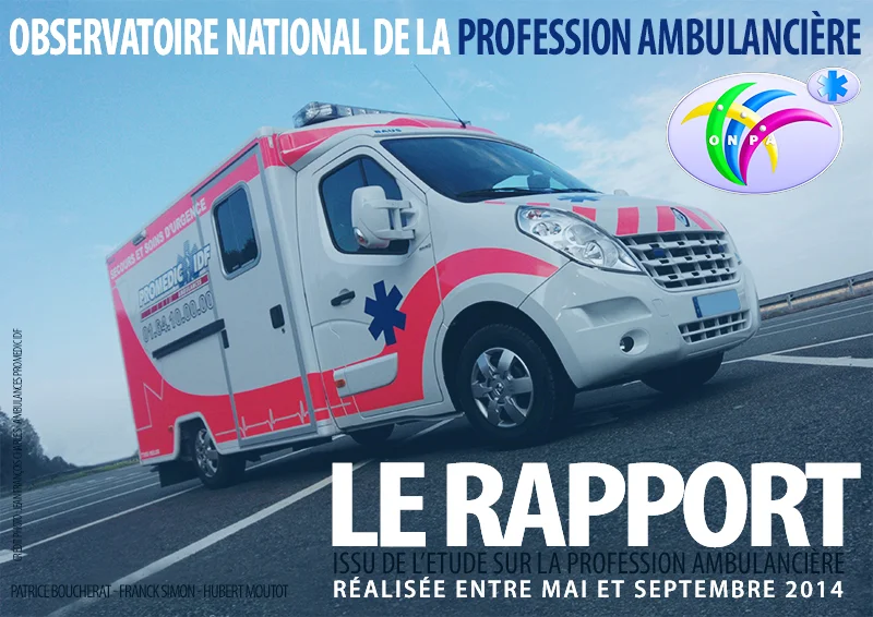 couverture rapport onpa article Ambulancier : le site de référence ONPA : le rapport issu de l'étude sur la profession ambulancière est arrivé